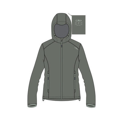 Veste imperméable à capuche femme CMP