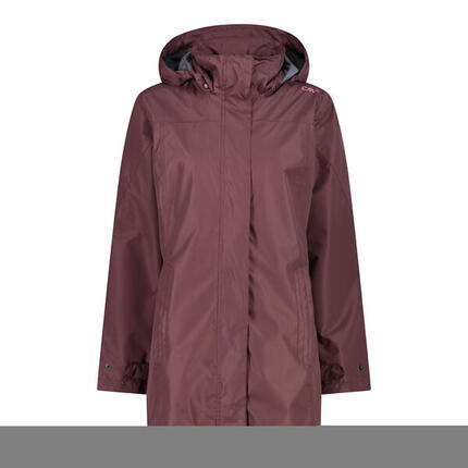 CMP Damen Regenjacke Woman Rain Jacket Button Hood 39X6646