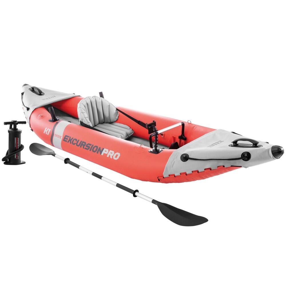 Kayak hinchable INTEX K1 Excursion Pro 1 remo + hinchador| 1plaza| Kayak mar