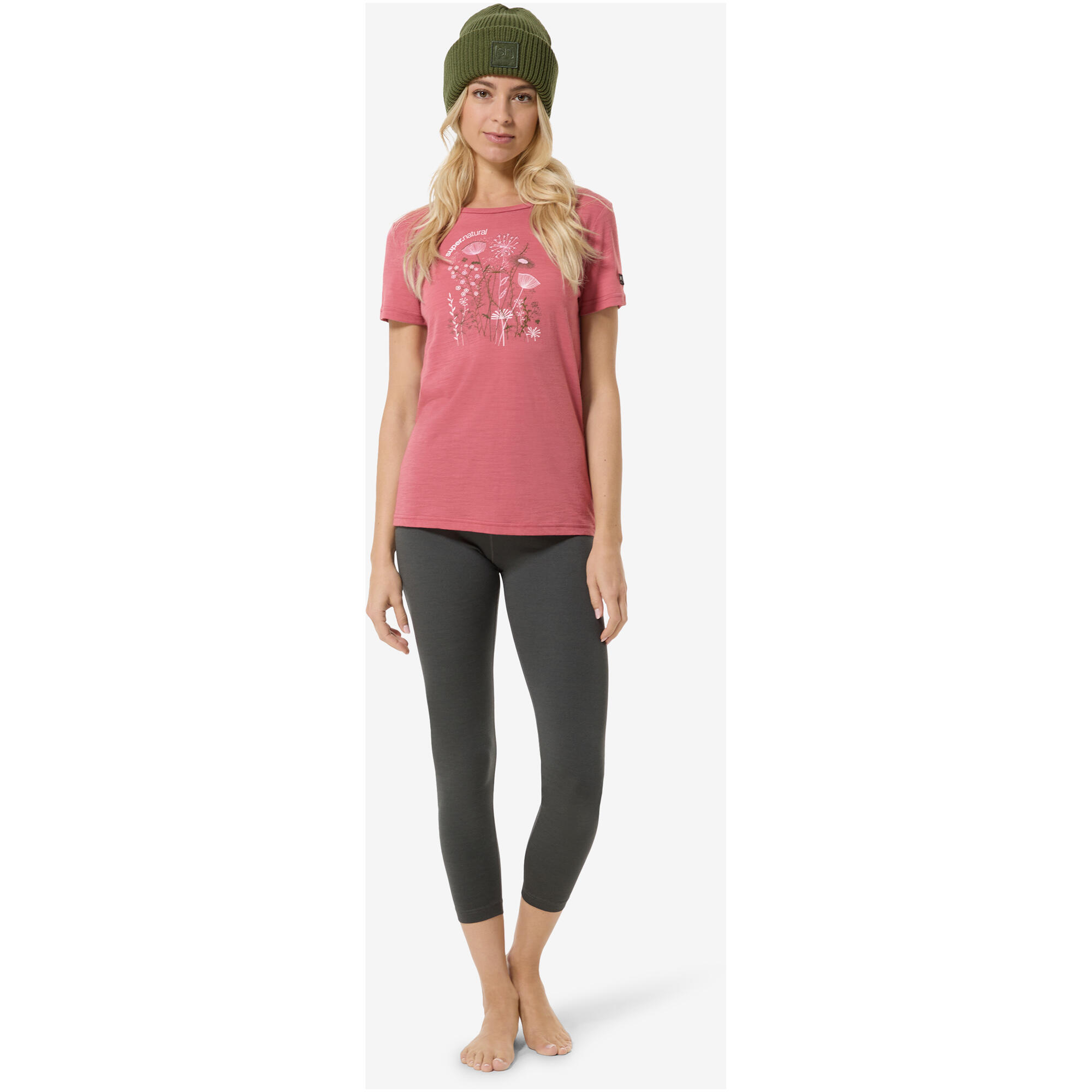 Koszulka SUPER.NATURAL W ROCK FLOWERS TEE