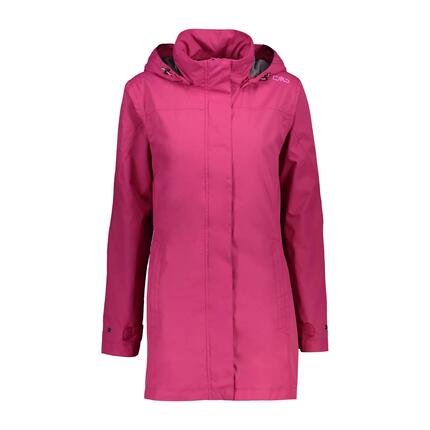 Veste imperméable à capuche avec boutons-pression femme CMP