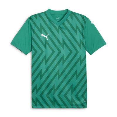 Puma teamglory heren jersey, 100% gerecycled polyester, fresh mint/puma zwart, m