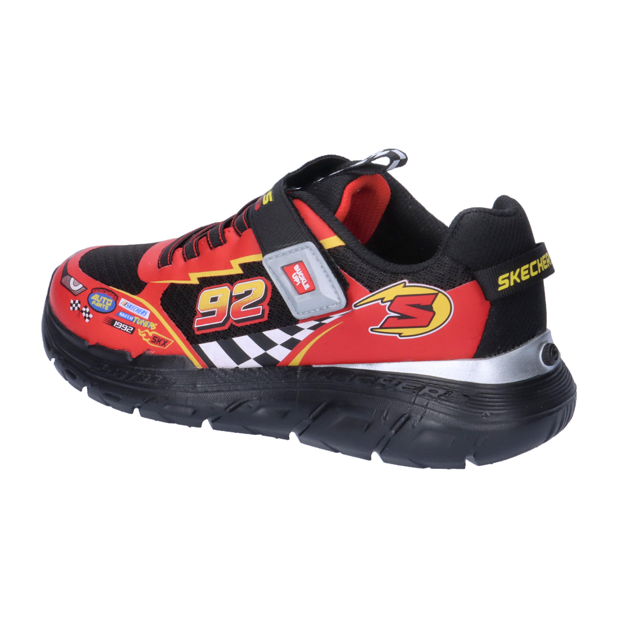 SKECHERS Bambini SKECH TRACKS Sneakers Nero / Nero / Rosso 11/15