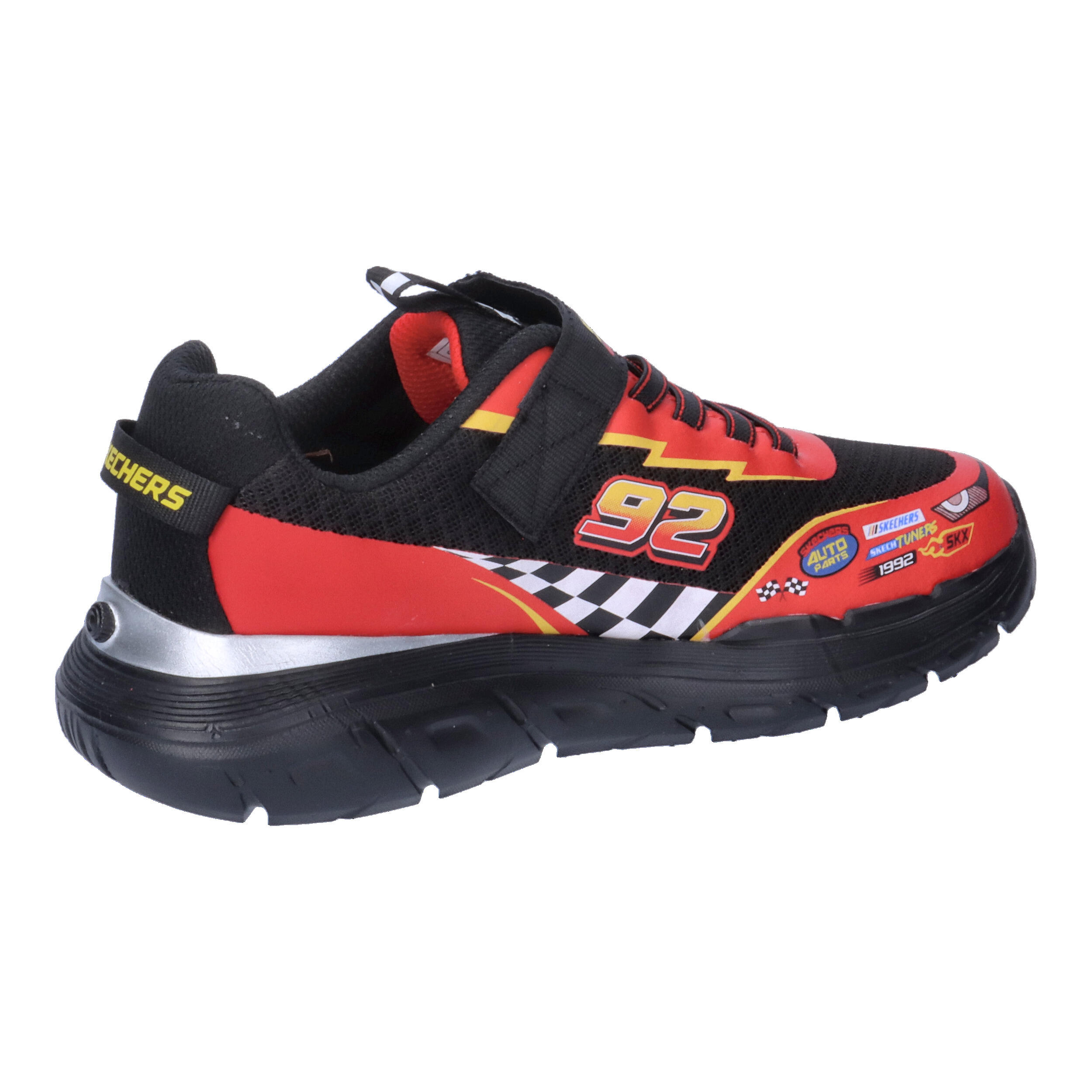 SKECHERS Kinderen SKECH TRACKS Sneakers Zwart / Zwart / Rood 7/7