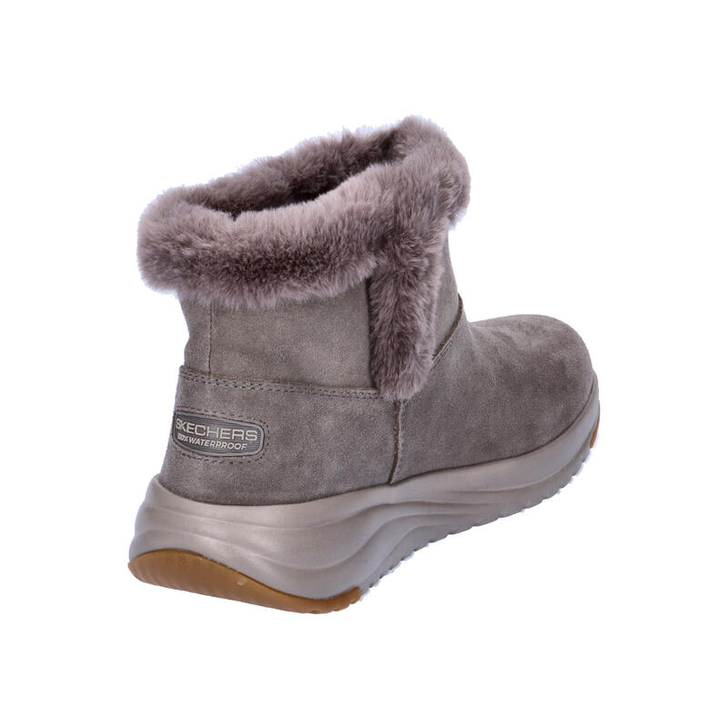 Ghete femei Skechers On-the-go Stellar - Cozy Step, Gri