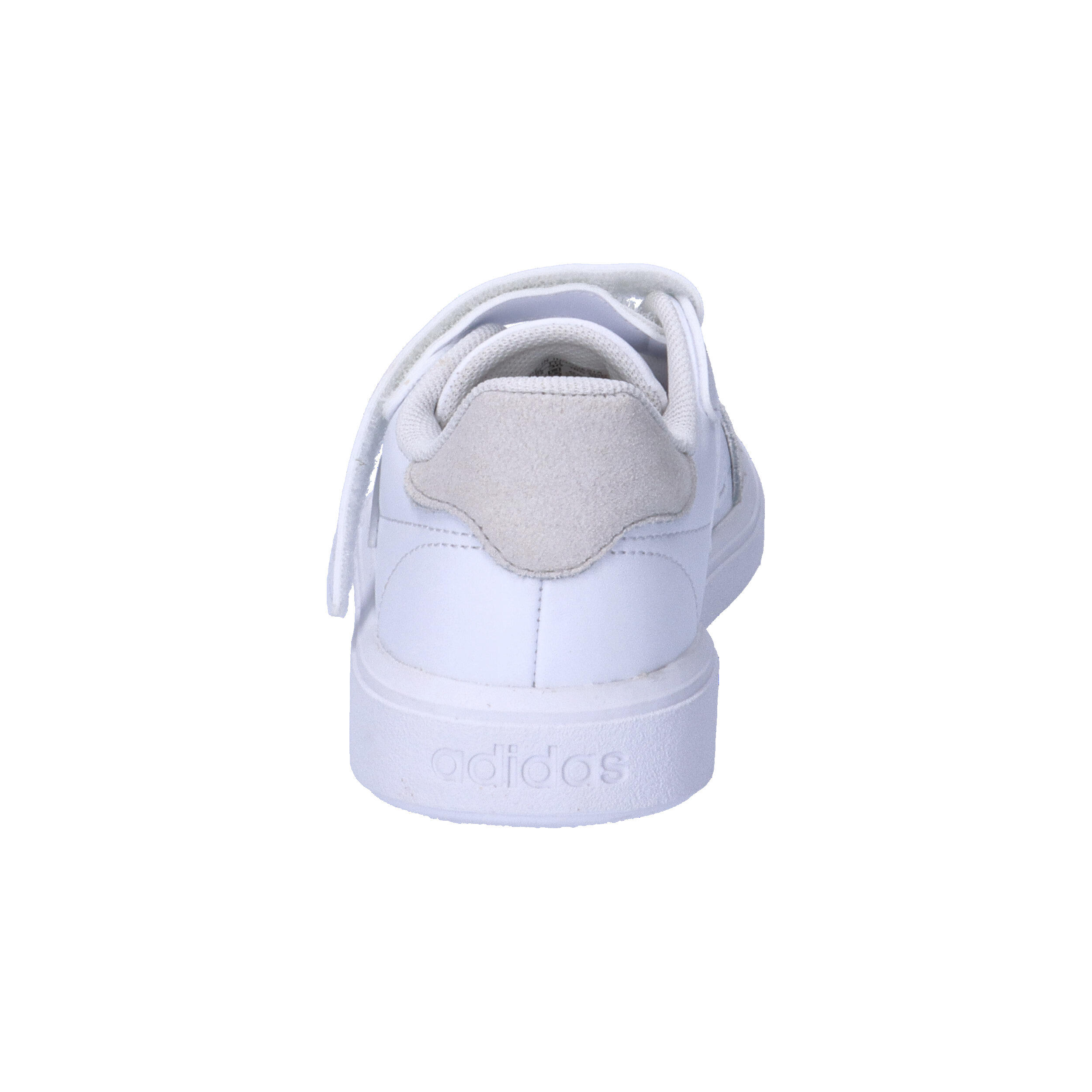 Adidas Courtblock ID6507 – Tênis Infantil 'Triple White' 5/7