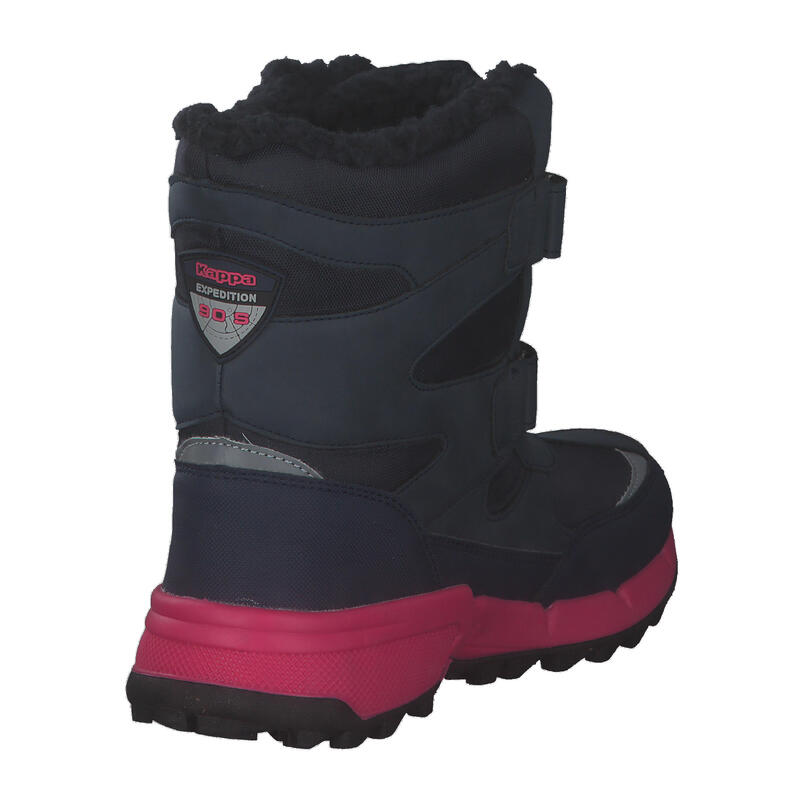 Pantofi peste gleznă universali 260903k6722 pentru iarnă bleumarin copii