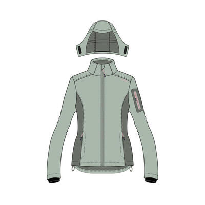 CMP Damen Softshelljacke Woman Jacket Zip Hood 39A5016