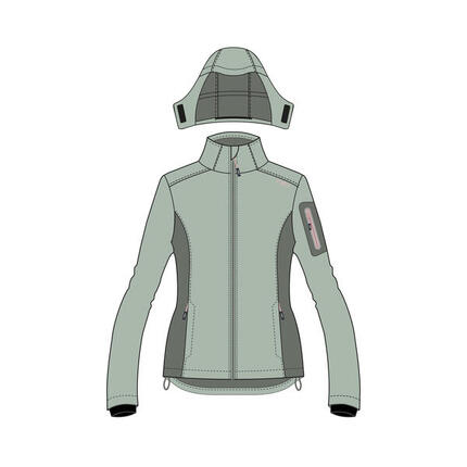 Veste de randonnée à capuche femme CMP