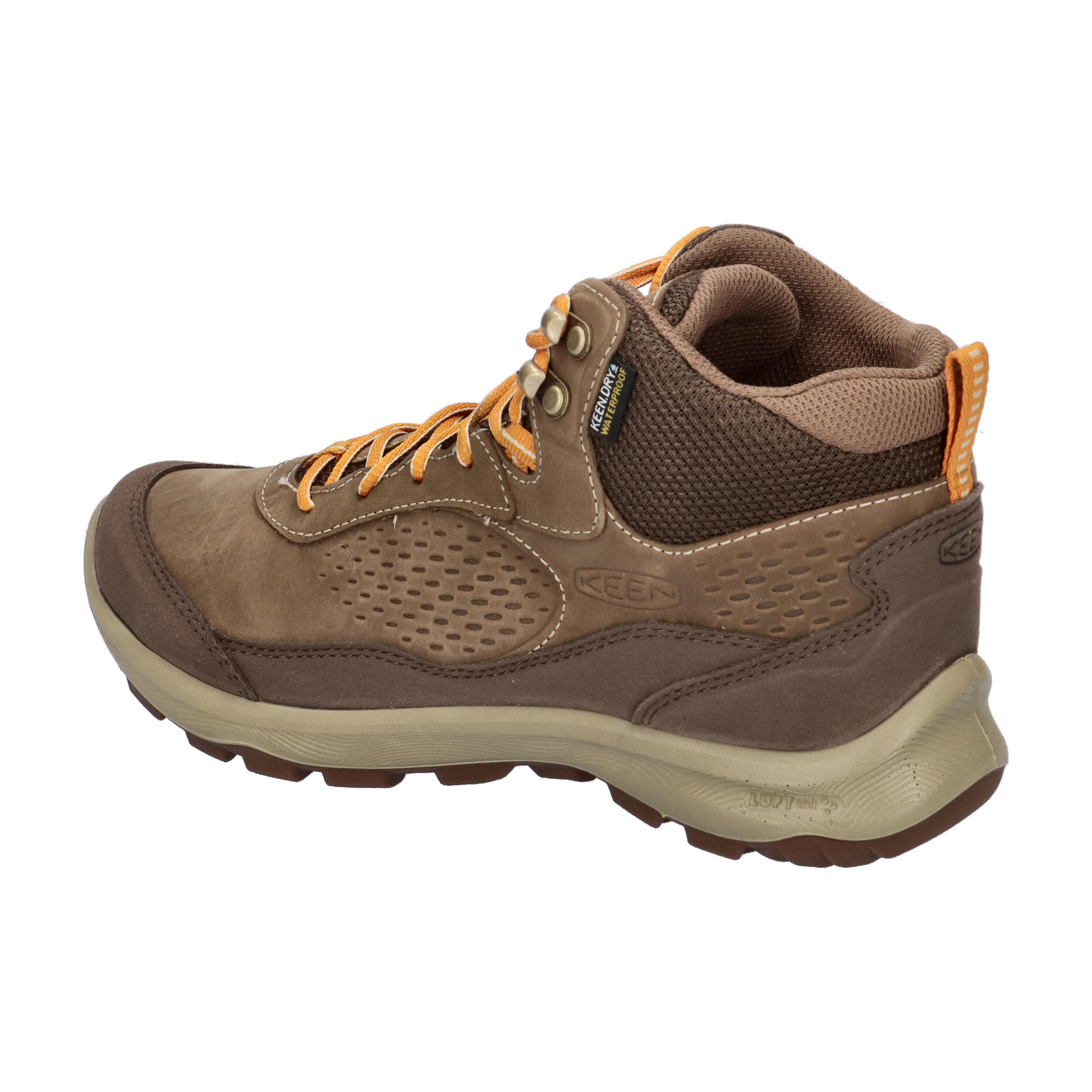 Leren damesschoenen Keen Wmns Terradora Explorer Mid Wp Canteen/curry bruin 3/7