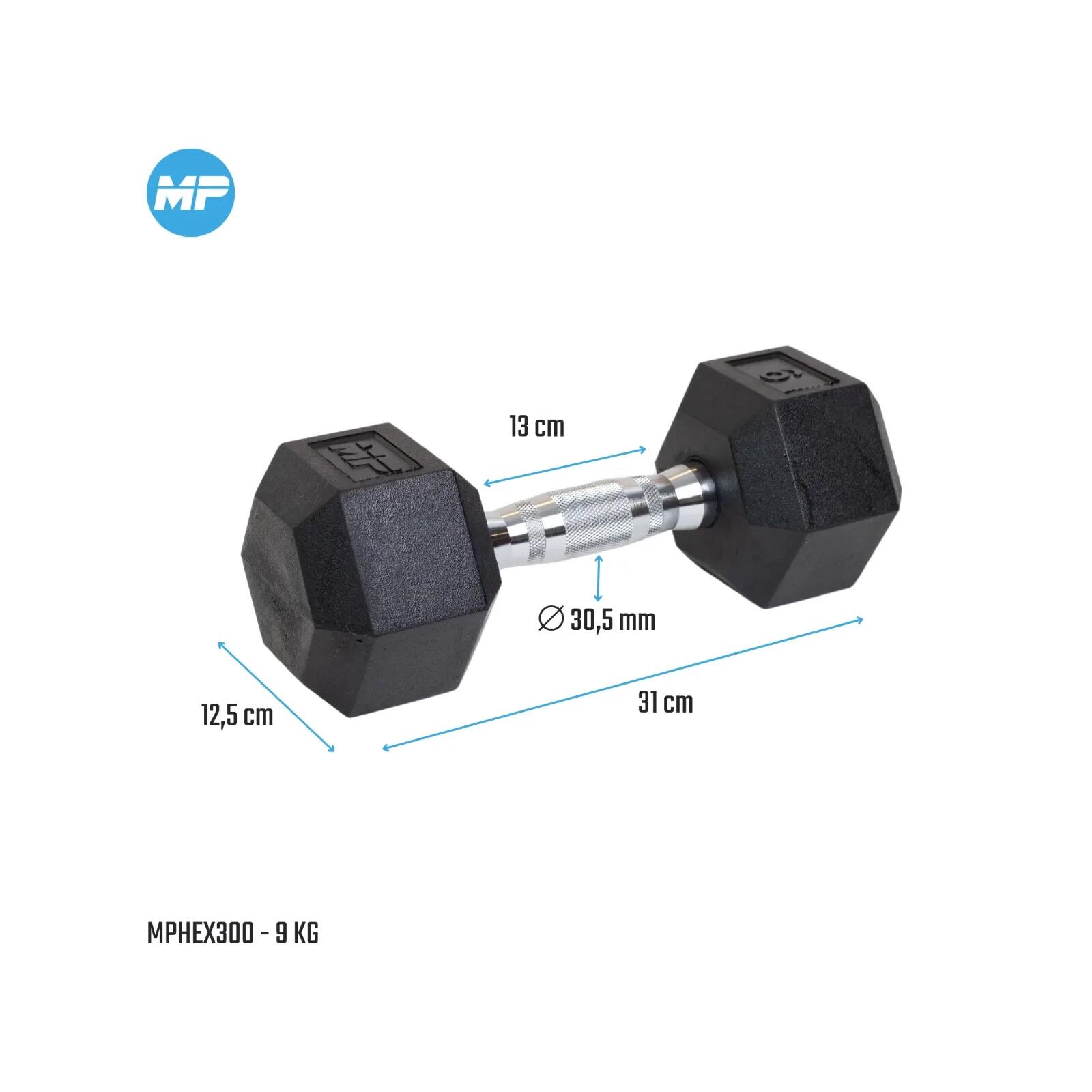 Musclepower Hexa Dumbbell 3/4