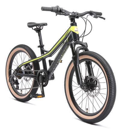 VTT 20" aluminium, vélo enfant 6 ans, semi-rigide, 21 vitesses, frein à disque