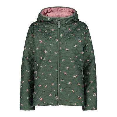 Donsjas met vaste capuchon voor dames cmp