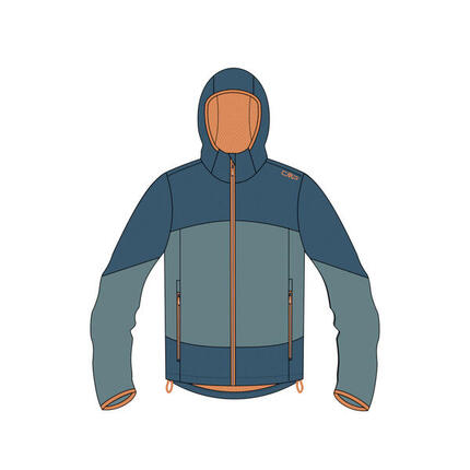 CMP Jungen Softshelljacke Kid Jacket Fix Hood 34Z5224