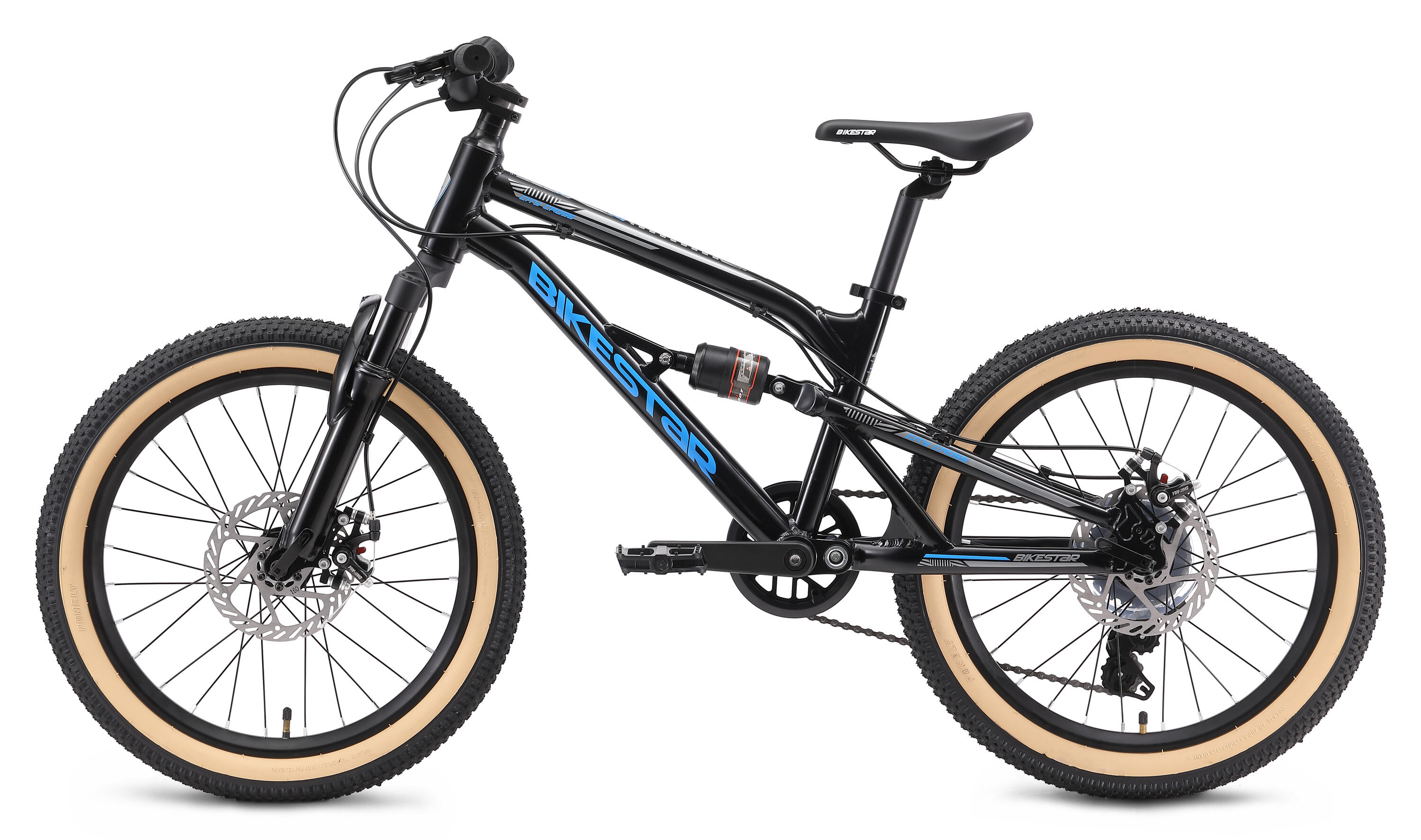 MTB 20" aluminium, Kinderrad 6 Jahre, hardtail, 21 Gang, Scheibenbremse 3/7
