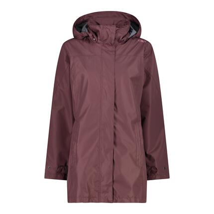 Veste imperméable à capuche avec boutons-pression femme CMP