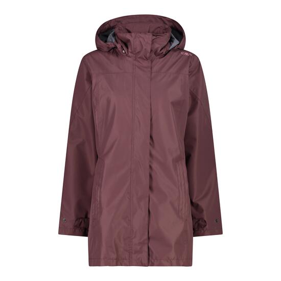 Veste imperméable à capuche avec boutons-pression femme CMP