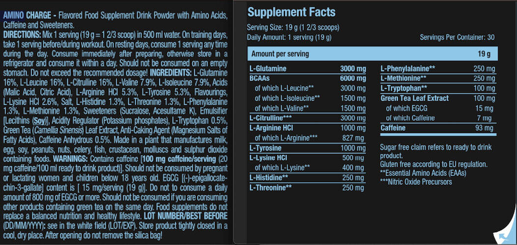 Aminoácidos - Carga Amino (570 G) - Manzana 3/5