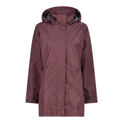 Veste imperméable à capuche avec boutons-pression femme CMP