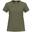 Tricou 565 casual verde cu decolteu rotund
