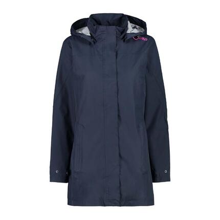 Veste imperméable à capuche avec boutons-pression femme CMP