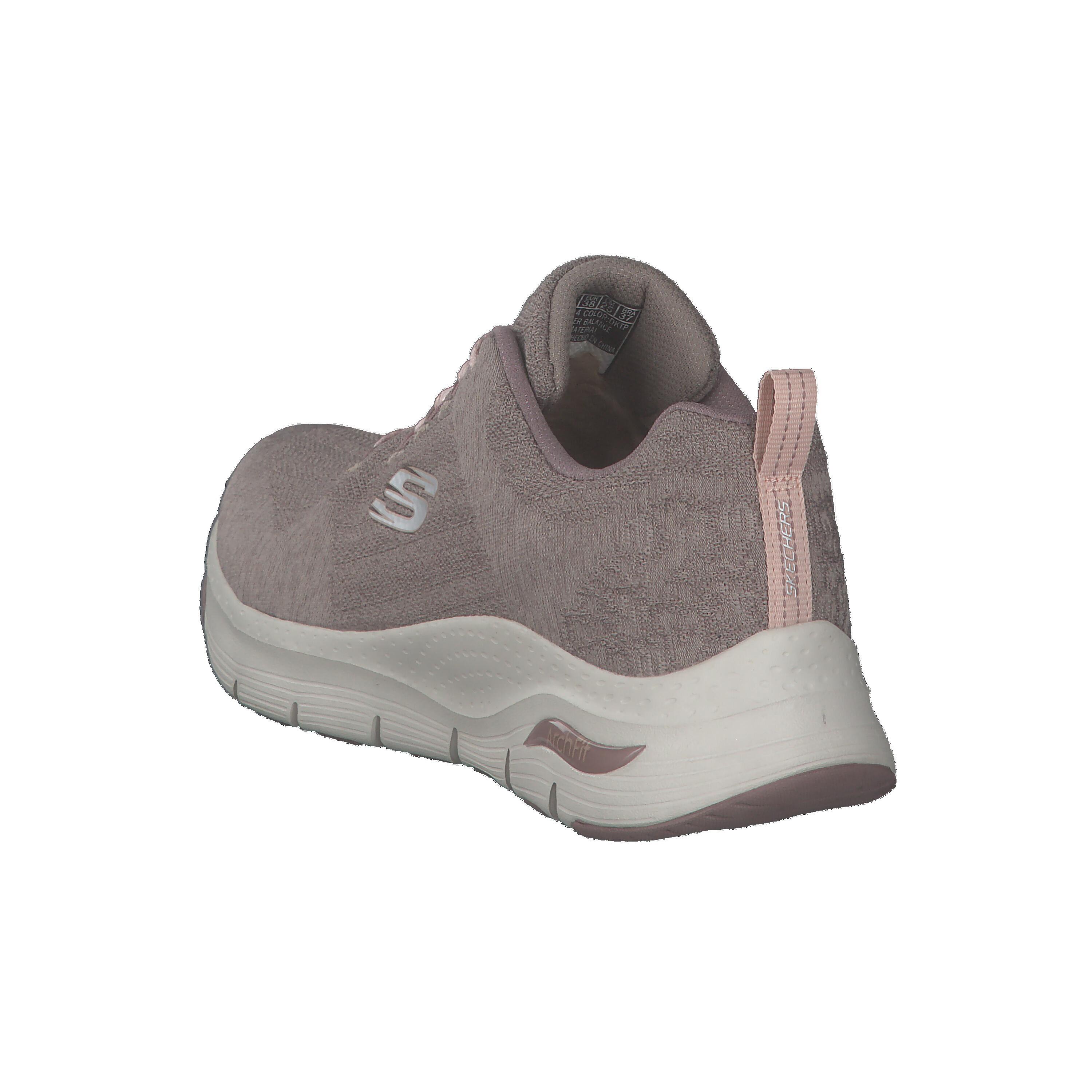 Zapatillas mujer Skechers Arch Fit Comfy Wave Marron 4/7