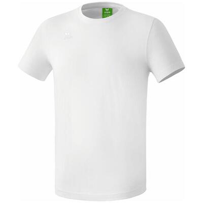 Erima teamsports t-shirt zwart - korte mouw, ronde hals, logoprint.