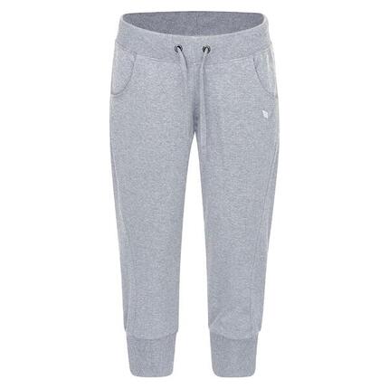 Damen 3/4 Sweathose mit buendchen