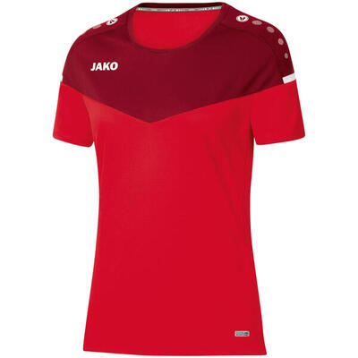 Jako champ 2.0 t-shirt dames - rood / bordeaux
