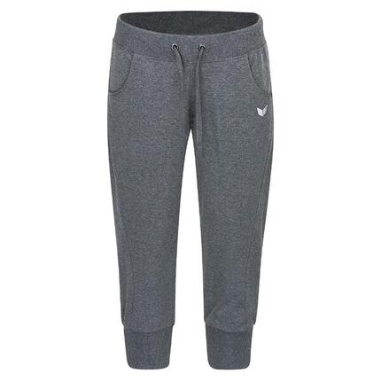 Damen 3/4 Sweathose mit buendchen