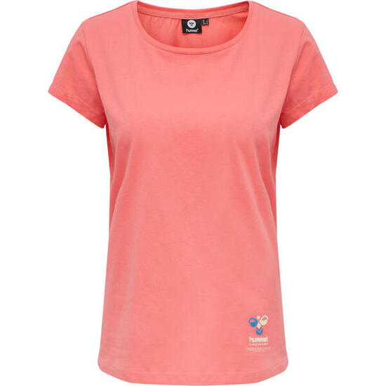 Hummel Damen T-Shirts SCARLET 211066