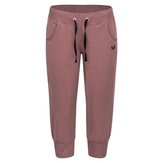 Damen 3/4 Sweathose mit buendchen