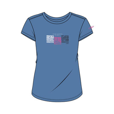 Dames t-shirt met ronde hals van merinowol cmp