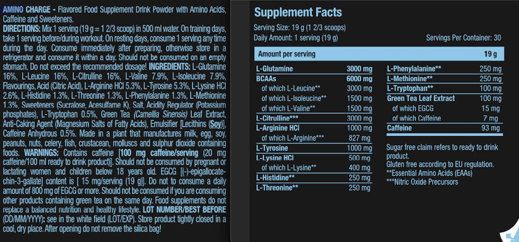 Aminoácidos - Carga Amino (570 G) - Frambuesa Azul 3/5