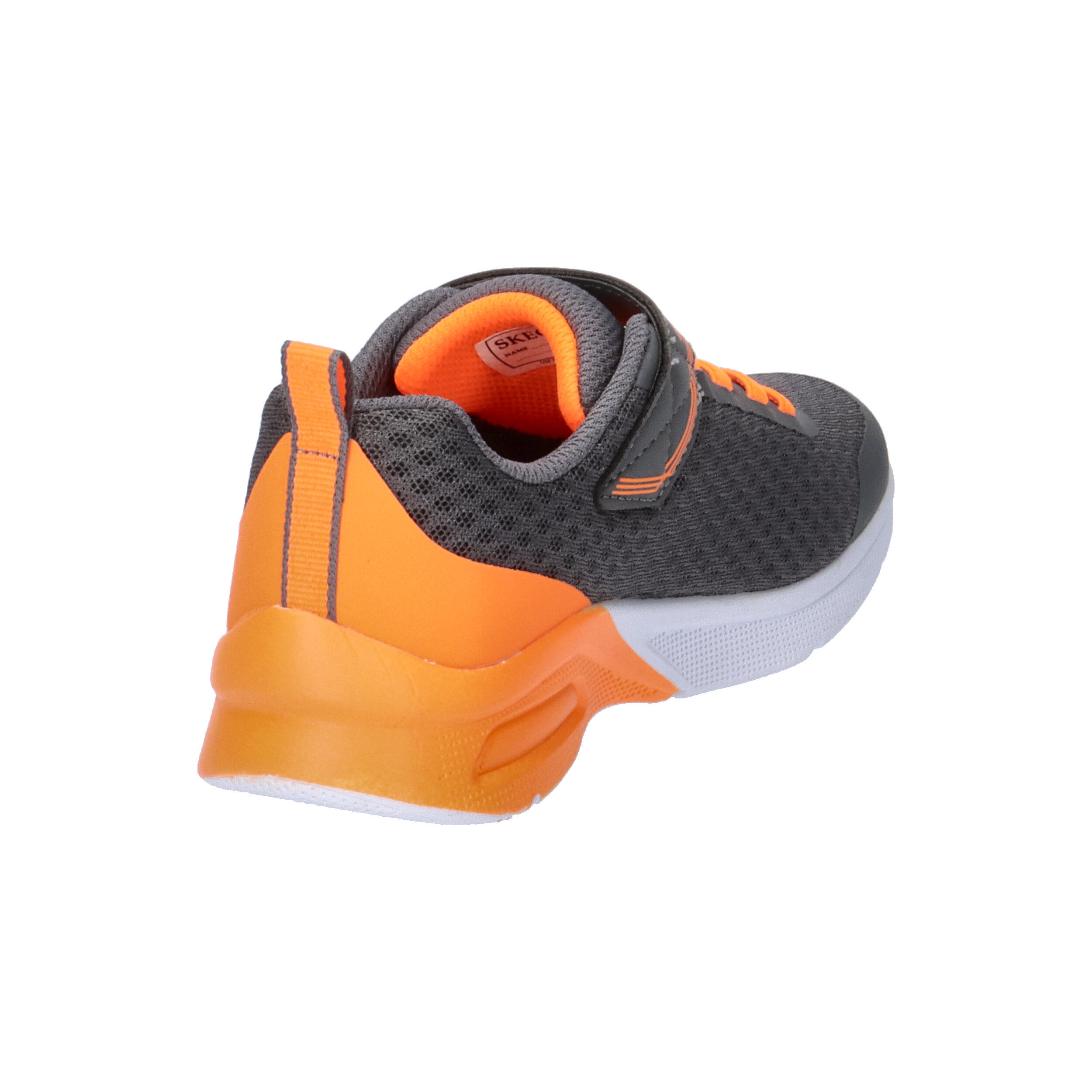 SKECHERS Enfants MICROSPEC MAX GORVIX Sneakers Gris foncé / Orange 6/7