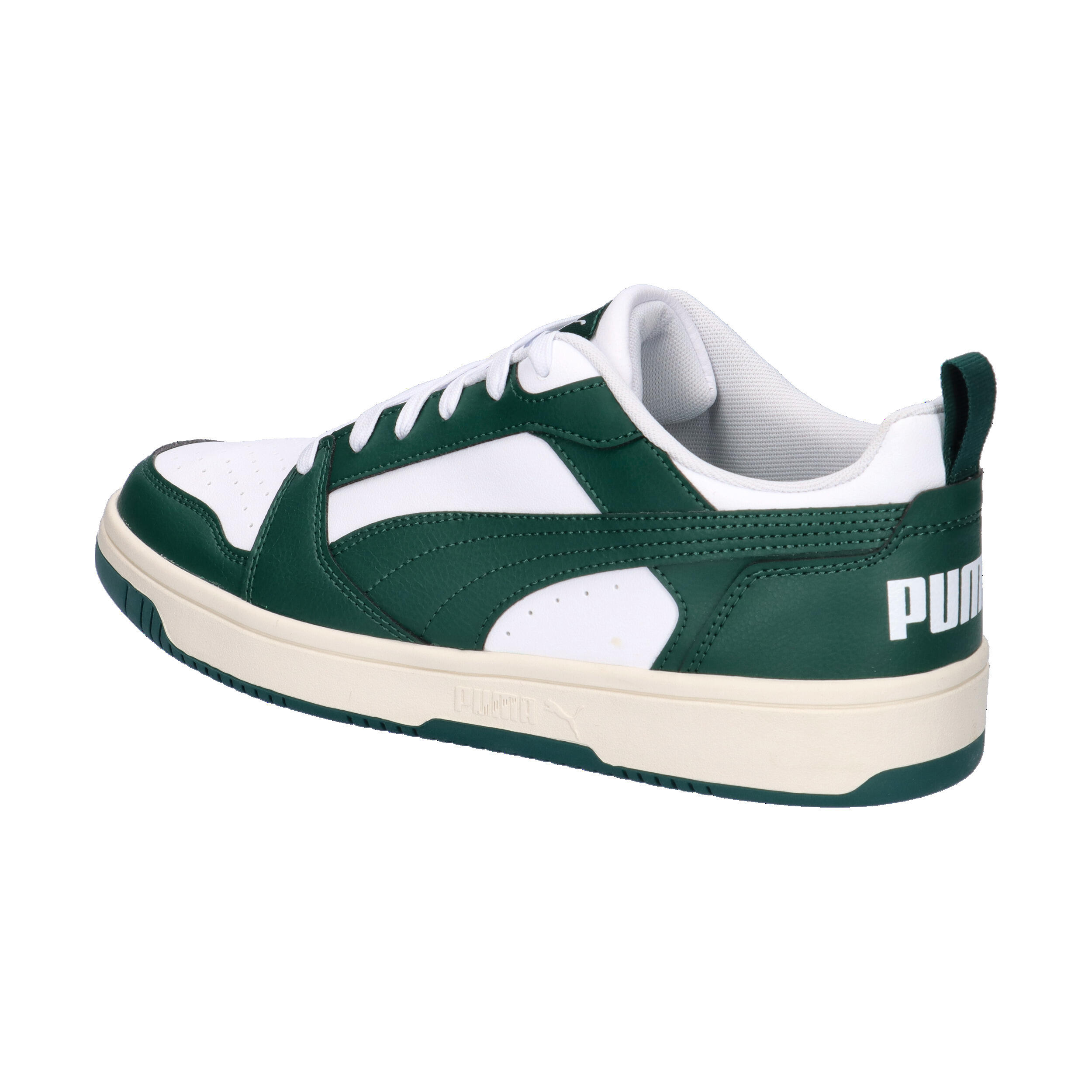 Puma Rebound v6 Low Herren Sneaker Sportschuh 3923288 43 weiss grün 11/15