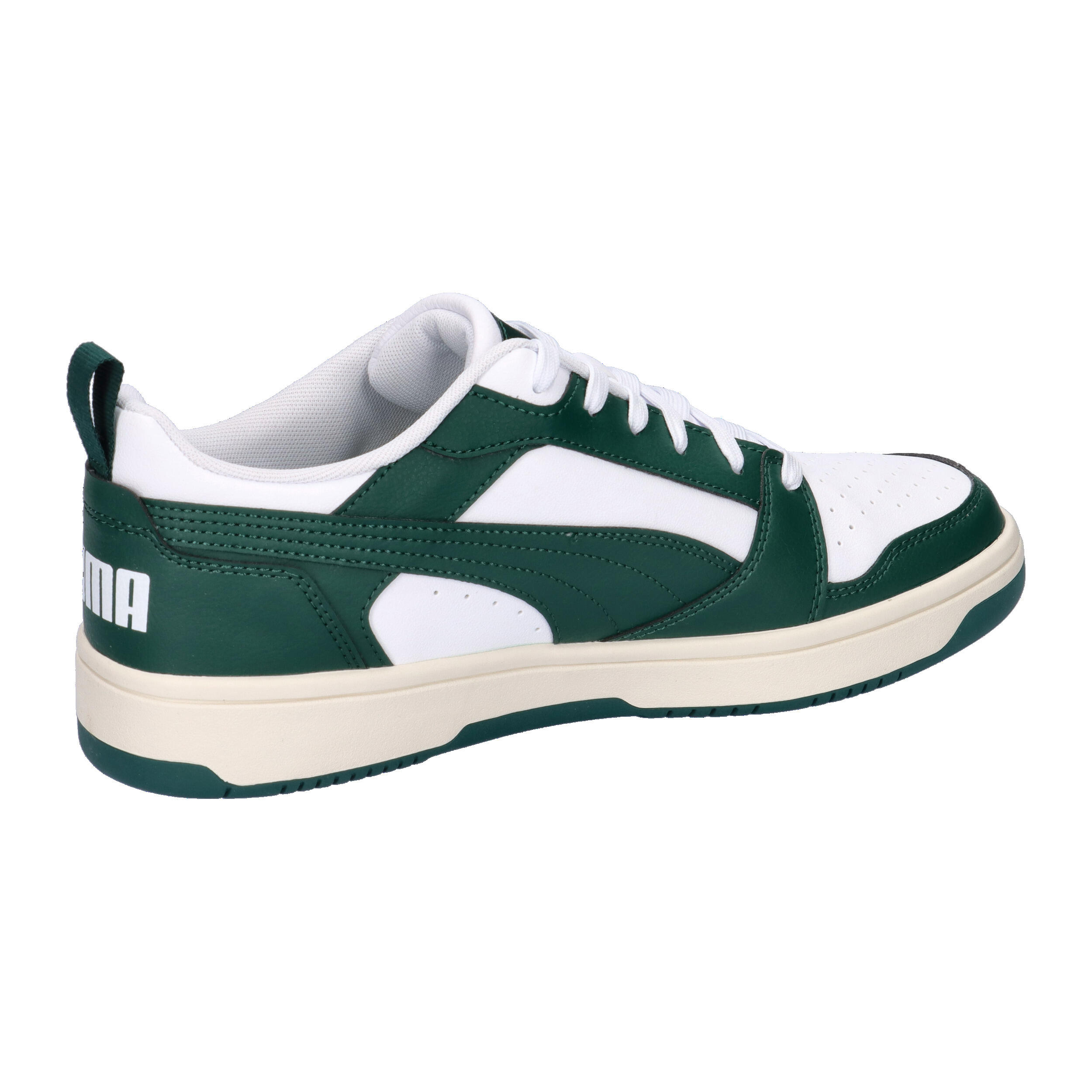 Puma Rebound v6 Low Herren Sneaker Sportschuh 3923288 43 weiss grün 7/7