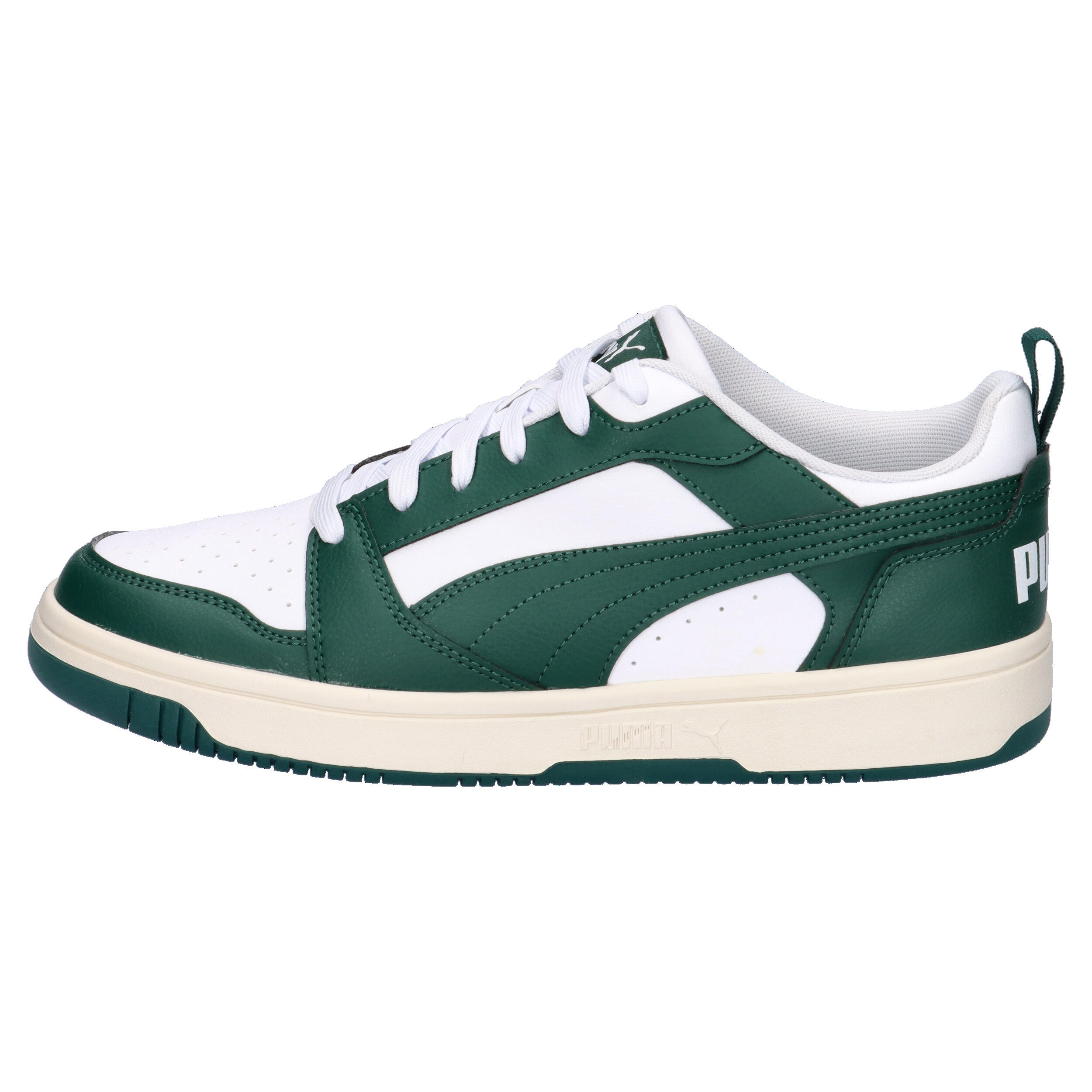 Puma Rebound v6 Low Herren Sneaker Sportschuh 3923288 43 weiss grün 10/15