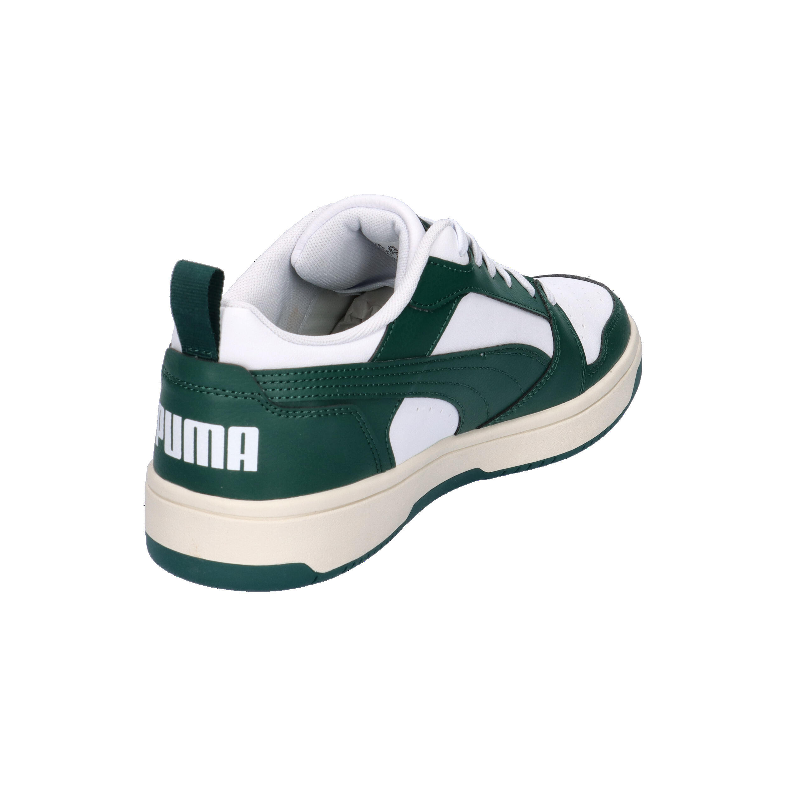 Puma Rebound v6 Low Herren Sneaker Sportschuh 3923288 43 weiss grün 14/15