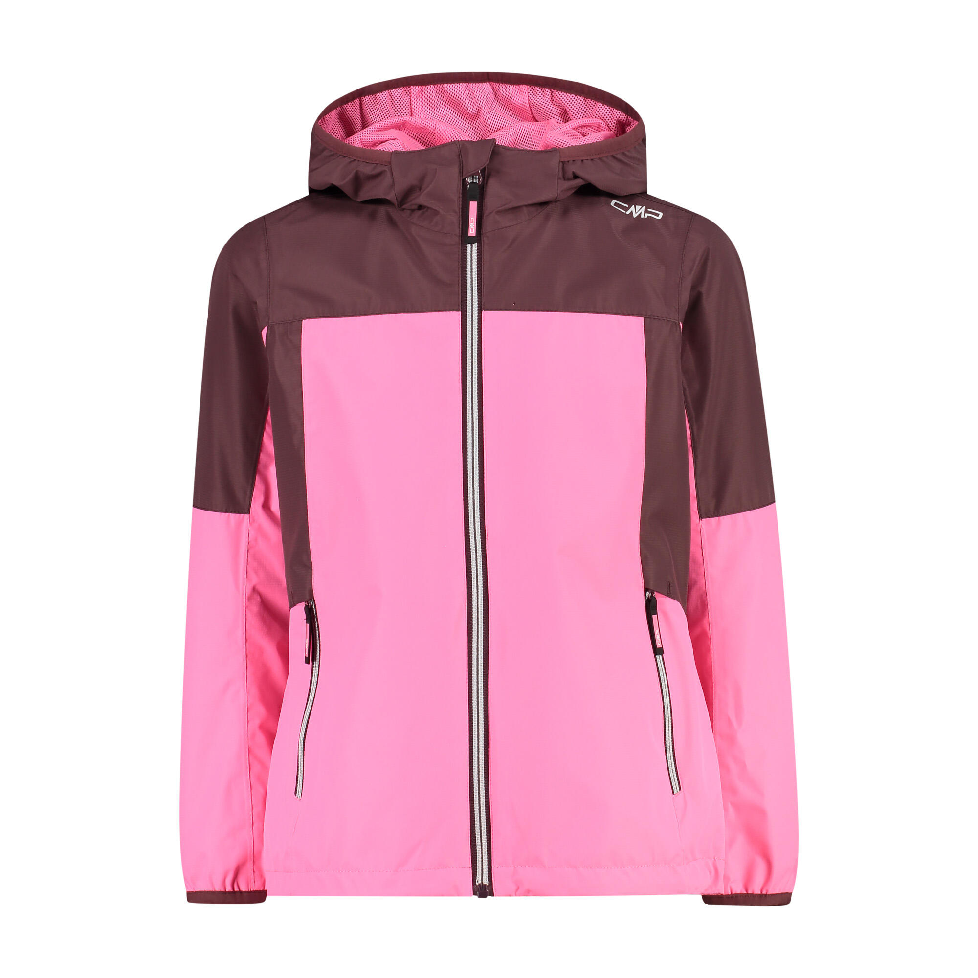 Cmp Casaco Impermeável Com Capuz Para Rapariga Rosa da Decathlon