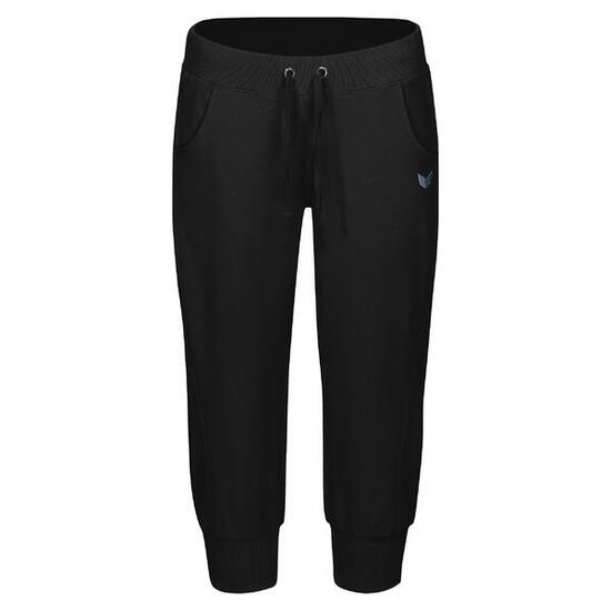 Damen 3/4 Sweathose mit buendchen