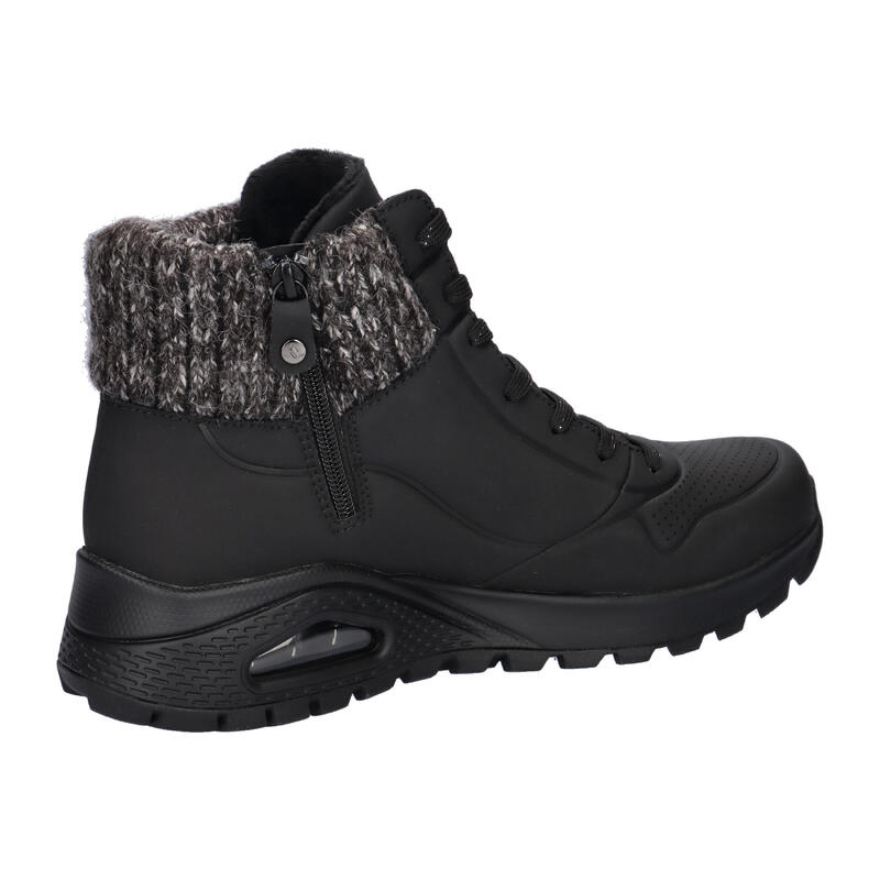 Pantofi peste gleznă universali 167988blk pentru iarnă negri damă
