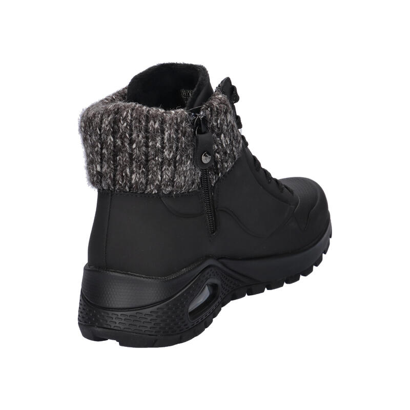 Pantofi peste gleznă universali 167988blk pentru iarnă negri damă