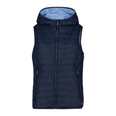 Gilet imbottito con cappuccio da donna CMP