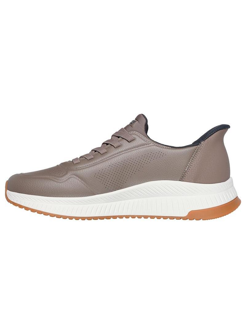 Chaussures de sport pour hommes Skechers Slip ins bobs squad 4 Gris 2/5