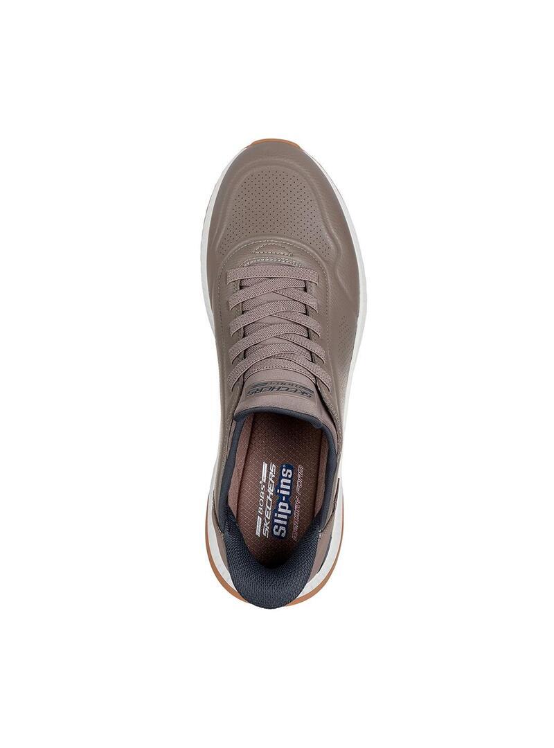 Chaussures de sport pour hommes Skechers Slip ins bobs squad 4 Gris 4/5