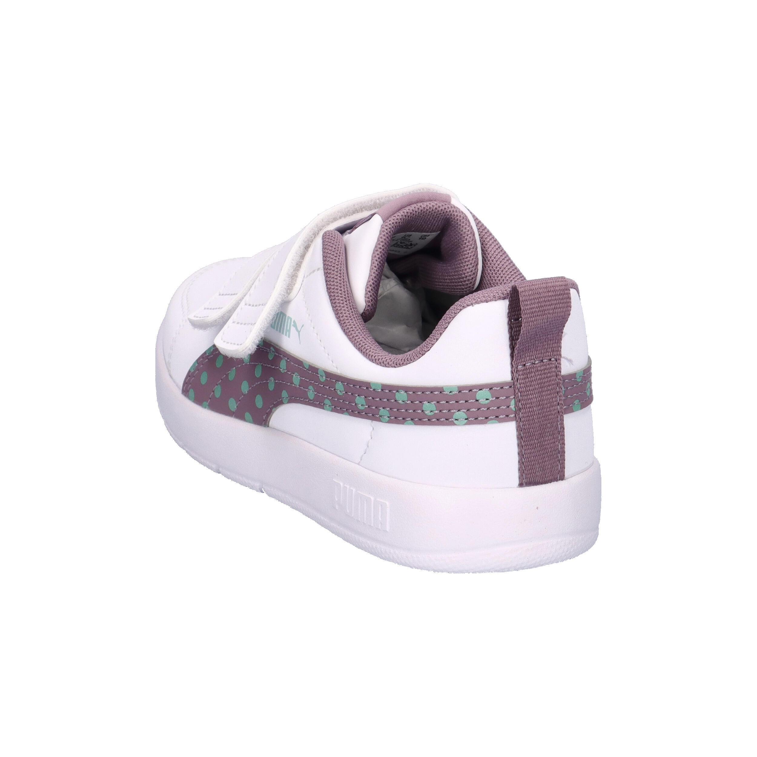 Puma Mädchen Sneaker Courtflex V3 Dotty V PS 398758 12/15