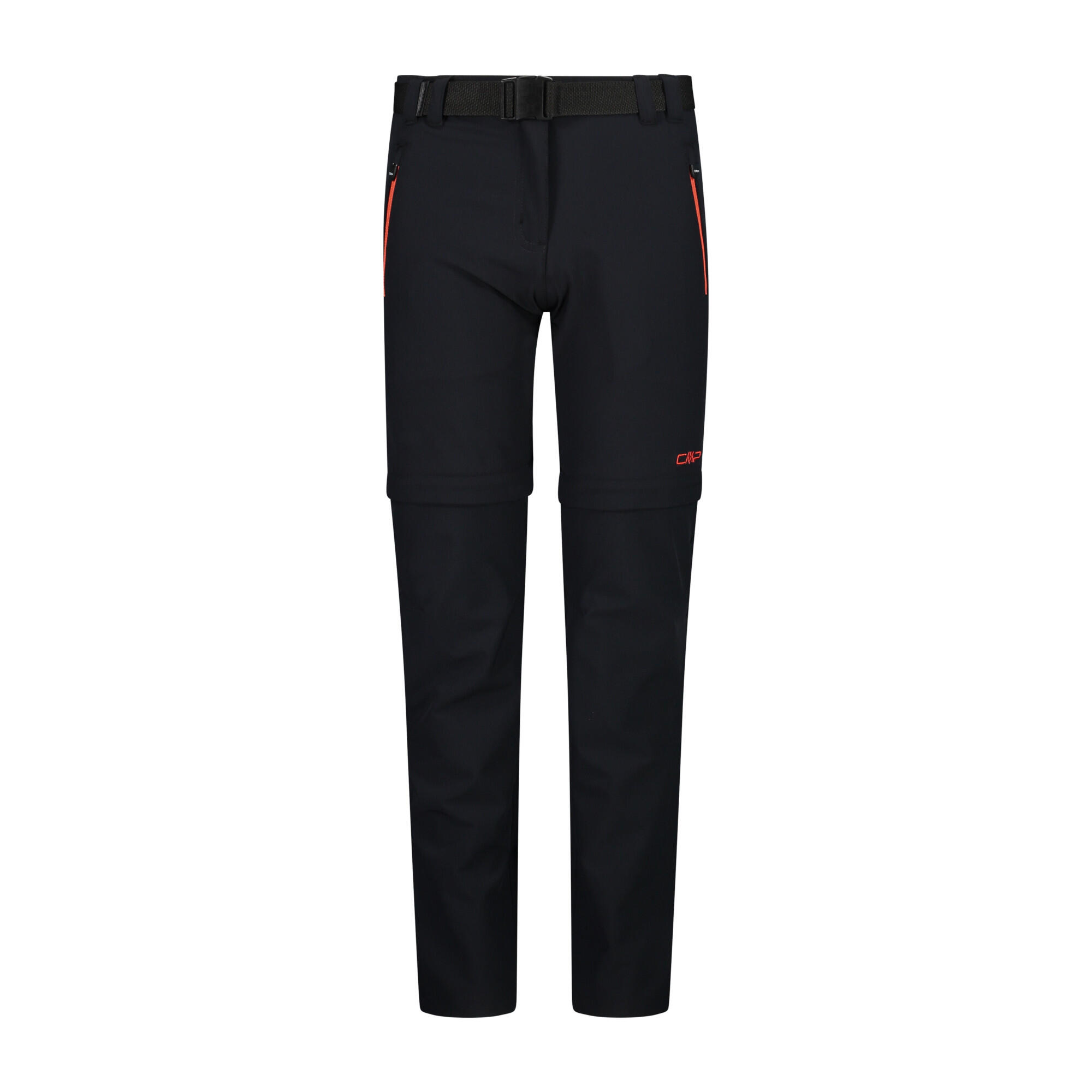 Cmp Calças De Caminhada Para S Cinzento Vermelho Criança da Decathlon
