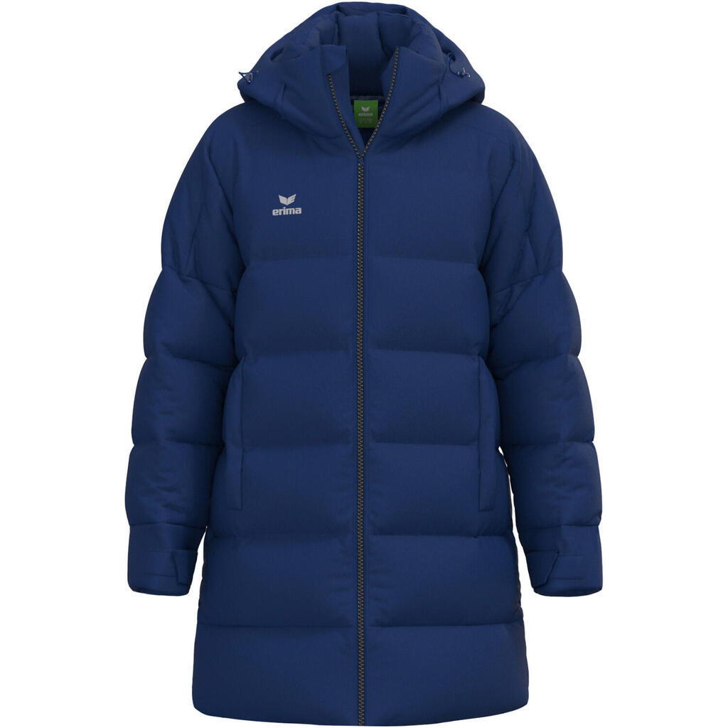 Erima Premia Parka Blue - Waterproof Winter Coat with Hood
