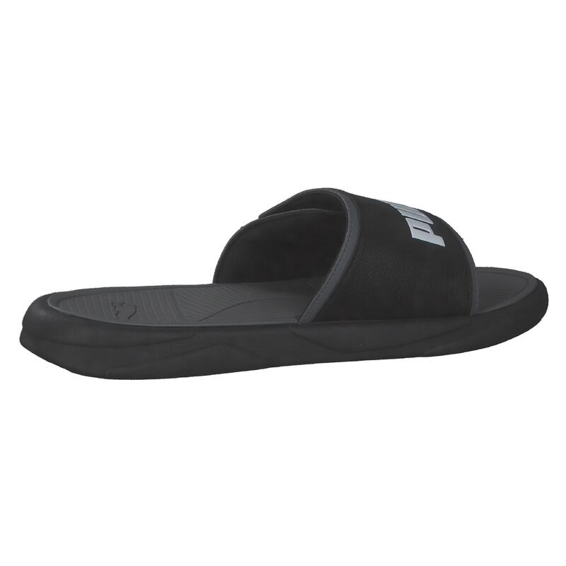 Flip Flops Tong Cuir Puma Homme PUMA SANDALE NOIRE LOGO NOIRE